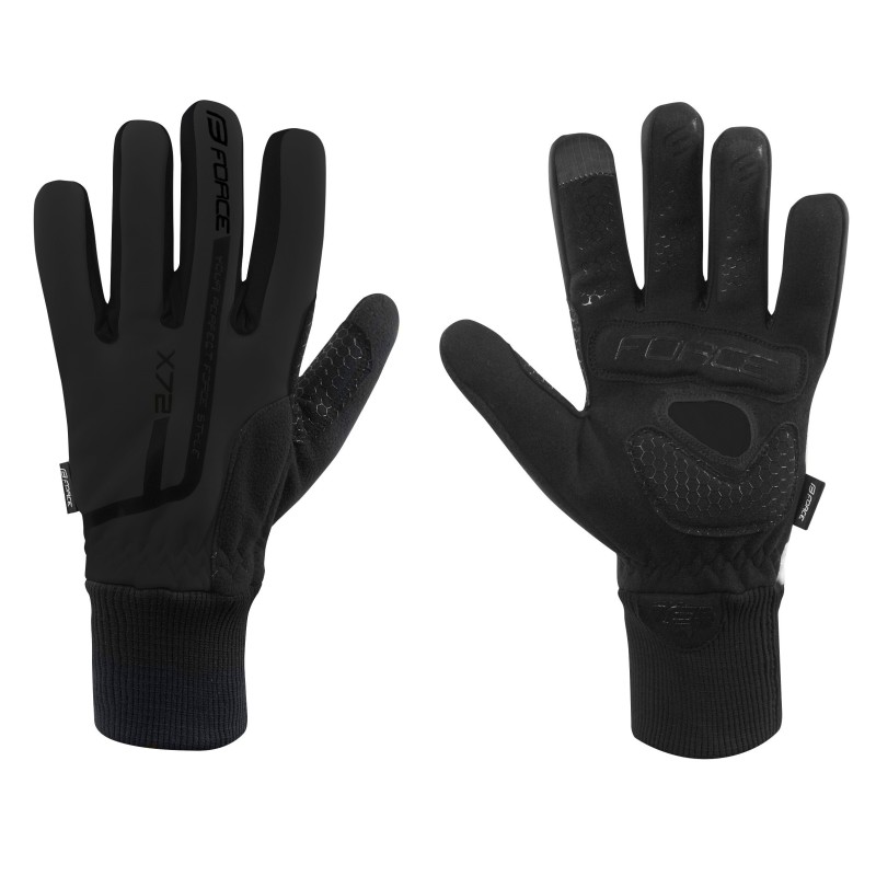 gloves winter FORCE X72  black L