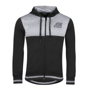 sweatshirt F ROCKY with zipper  black-grey L