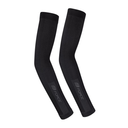 arm warmers FORCE BREEZE knitted  black XS - S