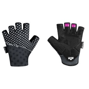 Handschuhe F POINTS LADY schwarz-grau