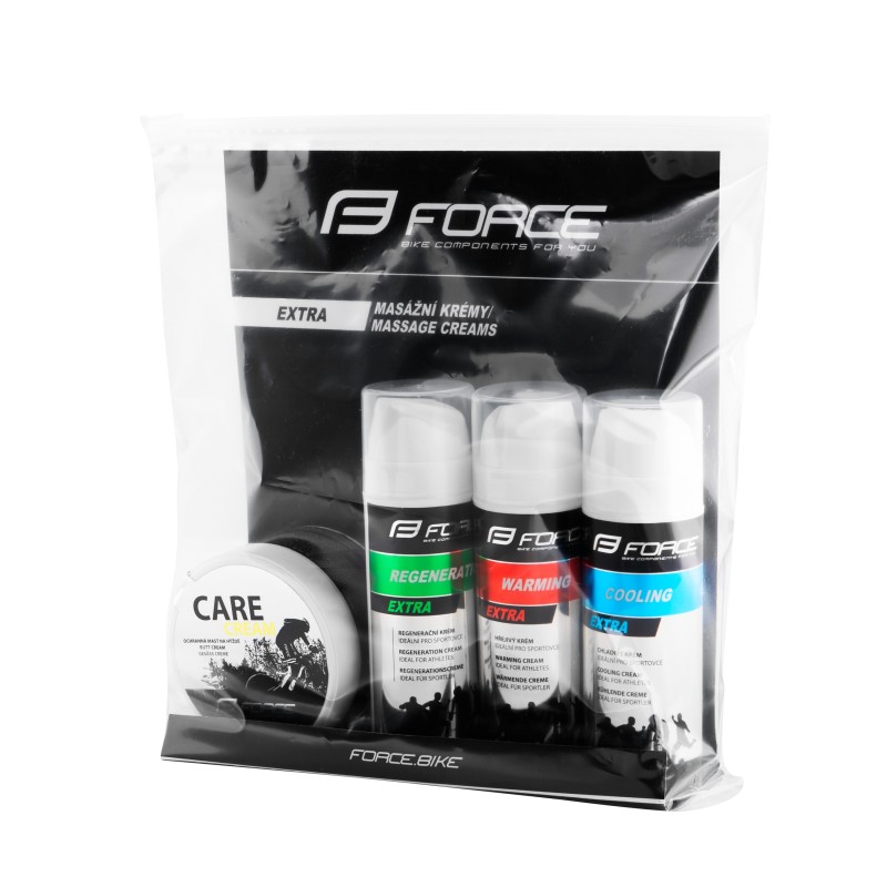 set of sports creams FORCE 3+1  gift bag