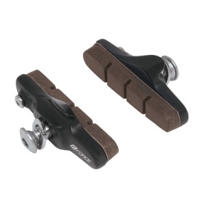 brake shoes F road removable cork. black 55mm