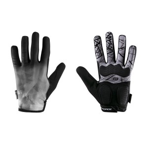 Handschuhe FORCE MTB CORE grau-schwarz +15 °C plus