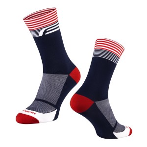 socks FORCE STREAK  blue-red L-XL/42-46