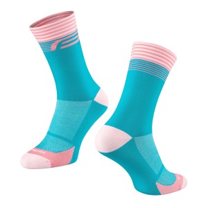socks FORCE STREAK  blue-pink L-XL/42-46