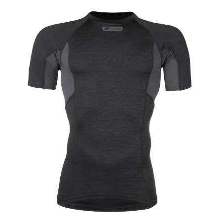 T-shirt/underwear F BREEZE short sleeves  grey 3XL