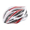 Helm FORCE ARIES carbon  white S - M rotstreifig