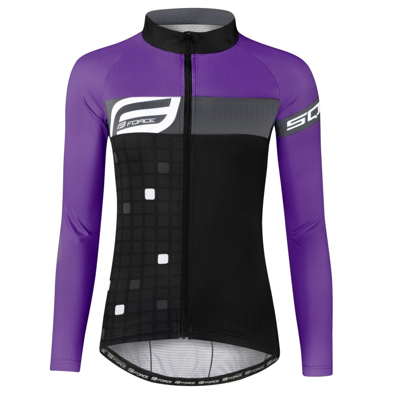 jersey F SQUARE lady long sl  black-purple L