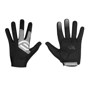 Handschuhe FORCE MTB POWER grau-schwarz