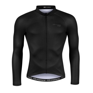 jersey FORCE PURE long sleeve  black L