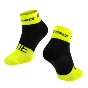 socks FORCE ONE  fluo-black S-M/36-41