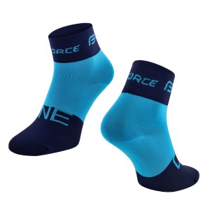 socks FORCE ONE  blue L-XL/42-47