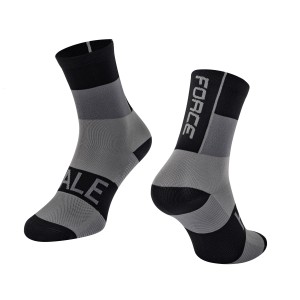 socks FORCE HALE  black-grey S-M/36-41