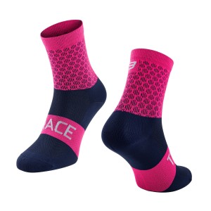 socks FORCE TRACE  pink-blue L-XL/42-47