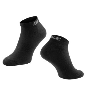 socks FORCE SHORT ankle  black L-XL/42-46
