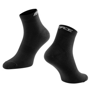 socks FORCE MID freetime  black L-XL/42-46