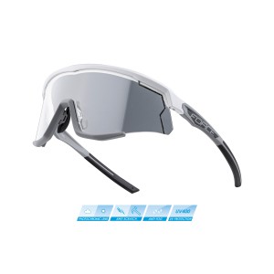 glasses FORCE SONIC white-grey  photochromic lens