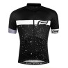 jersey FORCE SPRAY short sleeves  black-white L