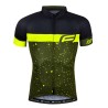 jersey FORCE SPRAY short sleeves  army-fluo L
