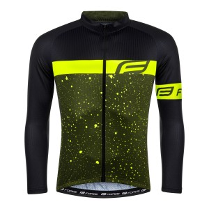 jersey FORCE SPRAY long sleeves  army-fluo