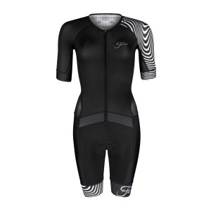 cycling suit FORCE STREAM LADY  black-white L