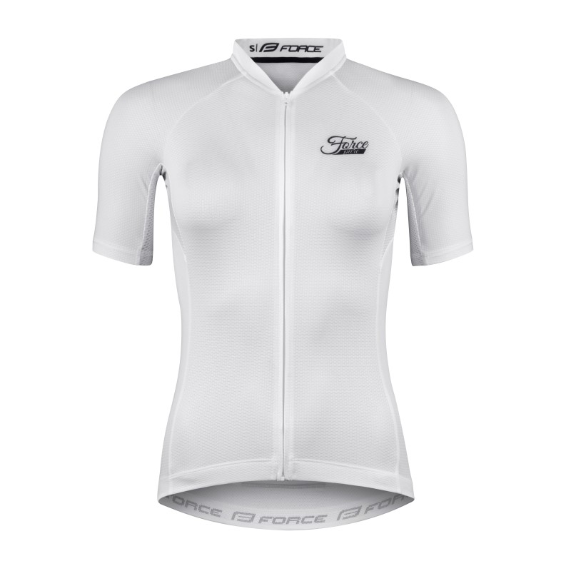 jersey FORCE PURE lady short sl  white L
