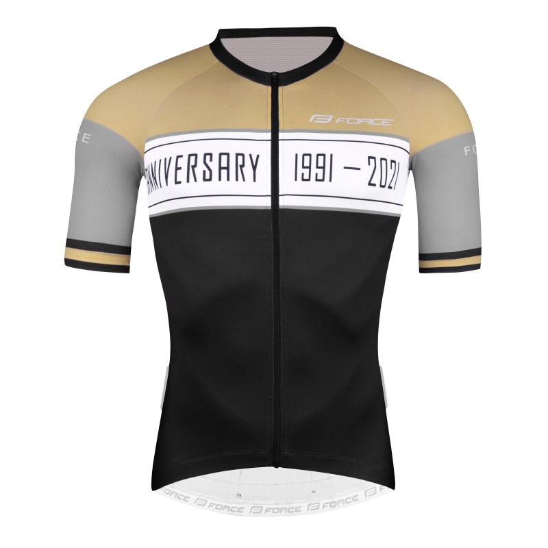 Jersey F ANNIVERSARY Kurzjacke schwarz-gold @ %%%