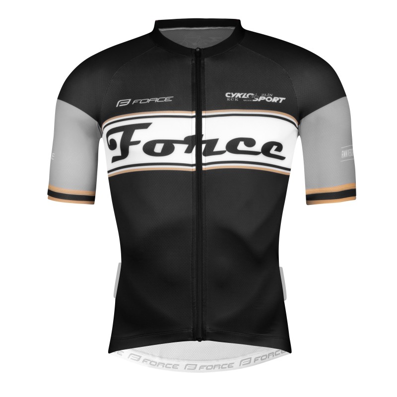 Jersey FORCE RETRO Kurzjacke schwarz - gold @ %%%
