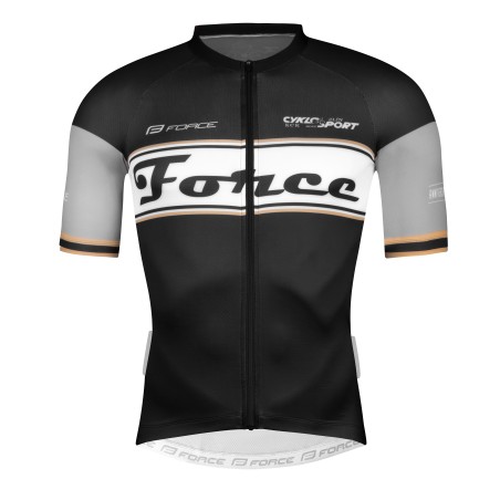 Jersey FORCE RETRO Kurzjacke schwarz - gold @ %%%