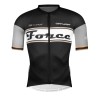 jersey FORCE RETRO sh. sleeves  black-gold