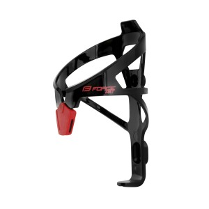 bottle cage FORCE PAT  black-red  shinny