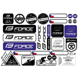 stickers FORCE advertising mix