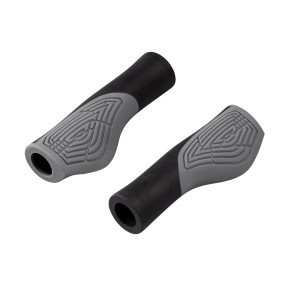 grips FORCE ERBOW shaped  black-grey  packed