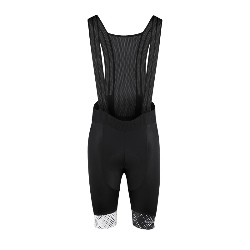 bibshorts FORCE VISION with pad  black-white L