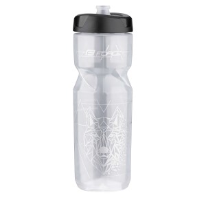 Bottle FORCE LONE WOLF 0 8 l  transparent-silver
