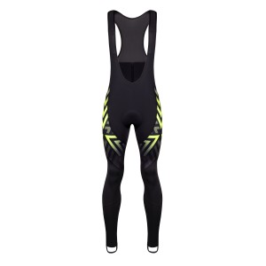 bibtights FORCE SPIKE with pad  black-fluo 3XL