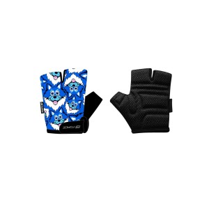 gloves FORCE WOLFIE KID  blue L
