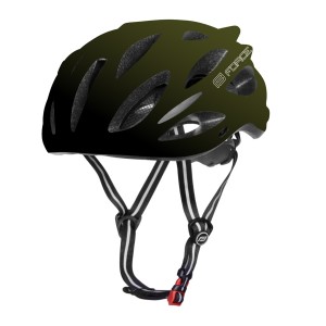 helmet FORCE BULL HUE  black-army green S-M