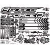 stickers FORCE FREE for bike frame. 37x27 cm