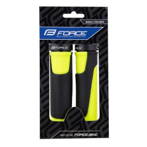grips FORCE ROSS with locking. black-fluo. packed
