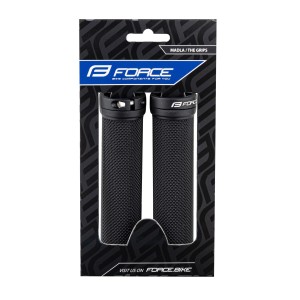 grips FORCE rubber with locking. black. packed