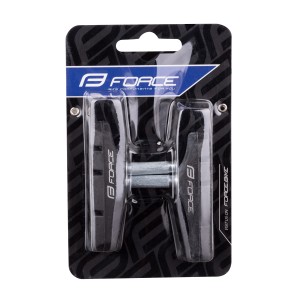 brake shoes F pin one-off. black packed 70mm