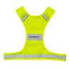 reflective vest FORCE SPORT to waist w/velcro.fluo