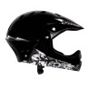 helmet FORCE DOWNHILL junior. glossy black S - M