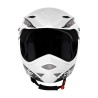 helmet FORCE DOWNHILL junior. glossy white S - M