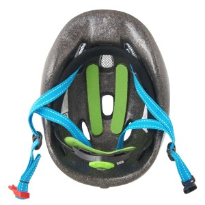 helmet FORCE FUN STRIPES child. blue-green-white S
