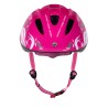 helmet FORCE FUN FLOWERS child. pink-white-grey M