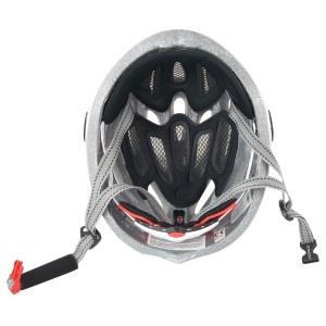 helmet FORCE ROAD. white-grey L - XL