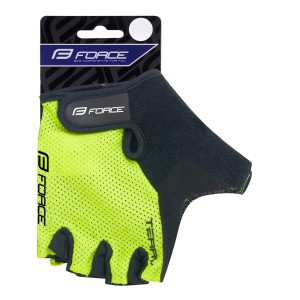 gloves FORCE TERRY. fluo L