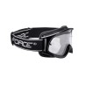goggles FORCE downhill black. transparent lens